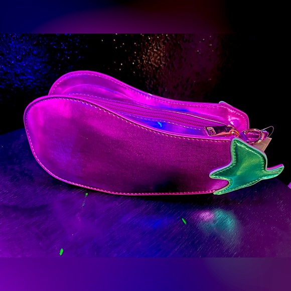 Eggplant Clutch Purse - Picture 2 of 2